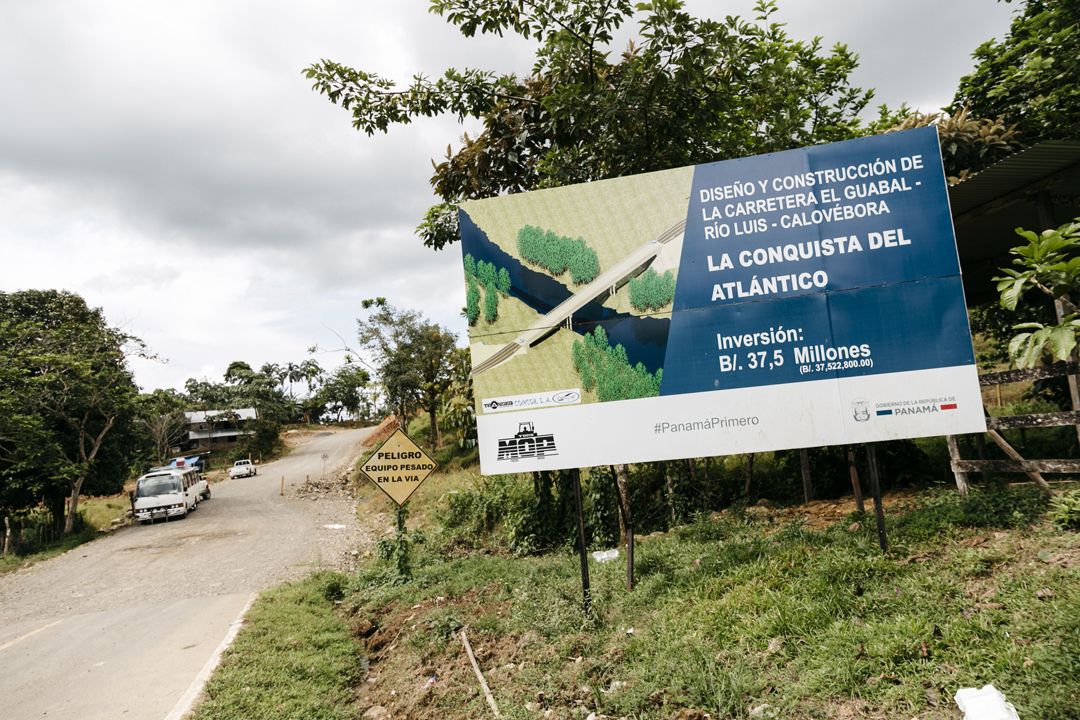 It all started with the name, “The Atlantic Conquest.” Who could think of naming a project to build a road through indigenous territory that way in the 21st century? Image by Raphael Salazar. Panama, 2017.