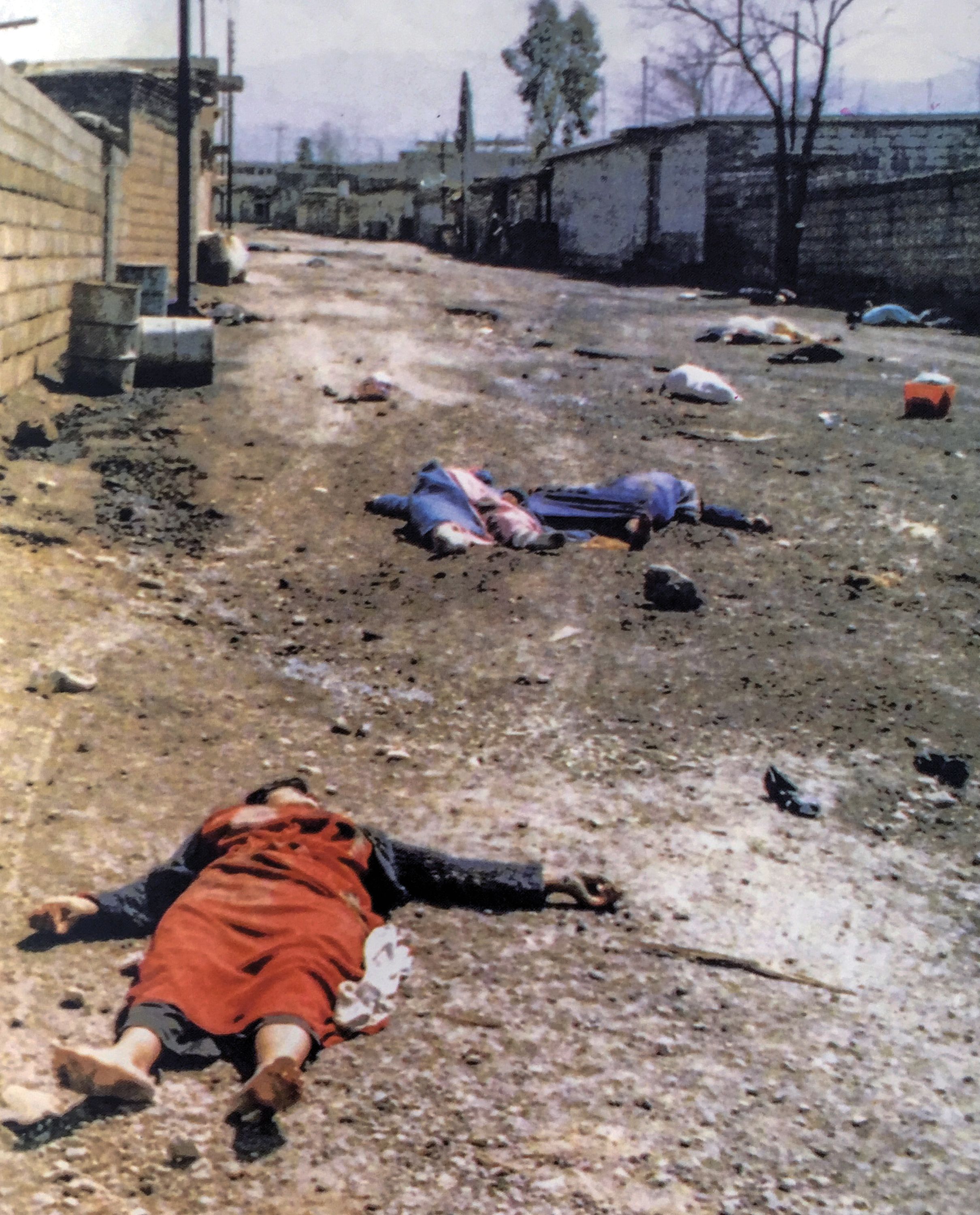 Halabja, 17 March 1988: Iraq attacked its own citizens with nerve agents. During its war with Iran, enemy soldiers and civilians were frequent targets. Image by Saeed Sadeghi/Courtesy Abbas Foroutan.