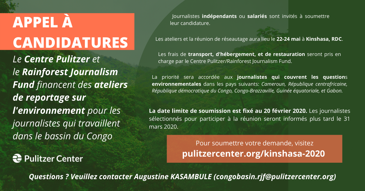Congo basin convening description - rainforest journalism fund