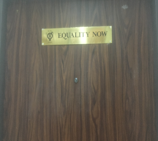 Equality Now office in Nairobi. Equality Now is an international NGO that advocates for the rights of women and girls. Image by Merdie Nzanga. Kenya, 2018.
