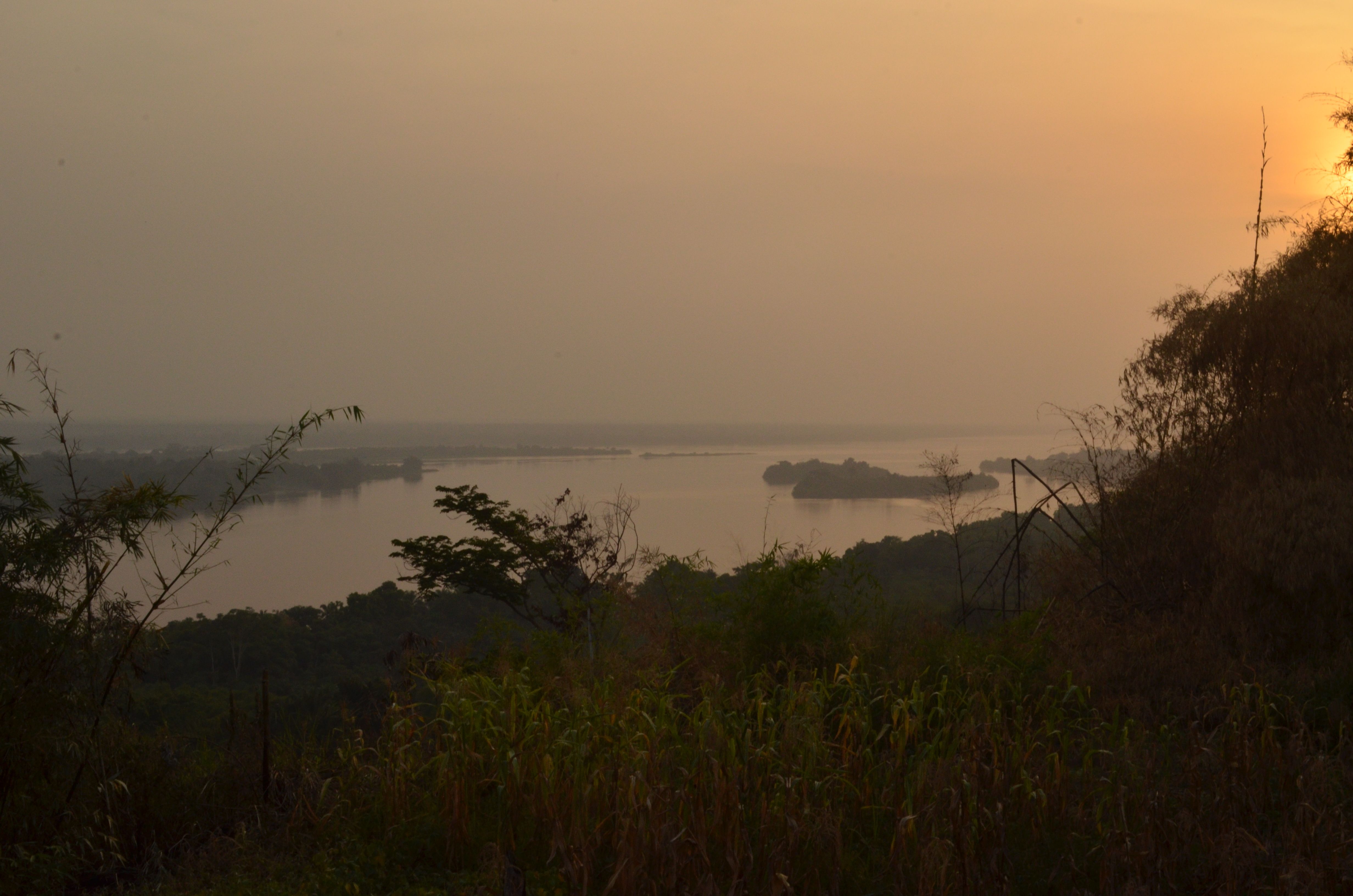 The Yangambi Research Station, overlooking the Congo River, in the Democratic Republic of the Congo. Image by Daniel Grossman. Democratic Republic of the Congo, 2020.