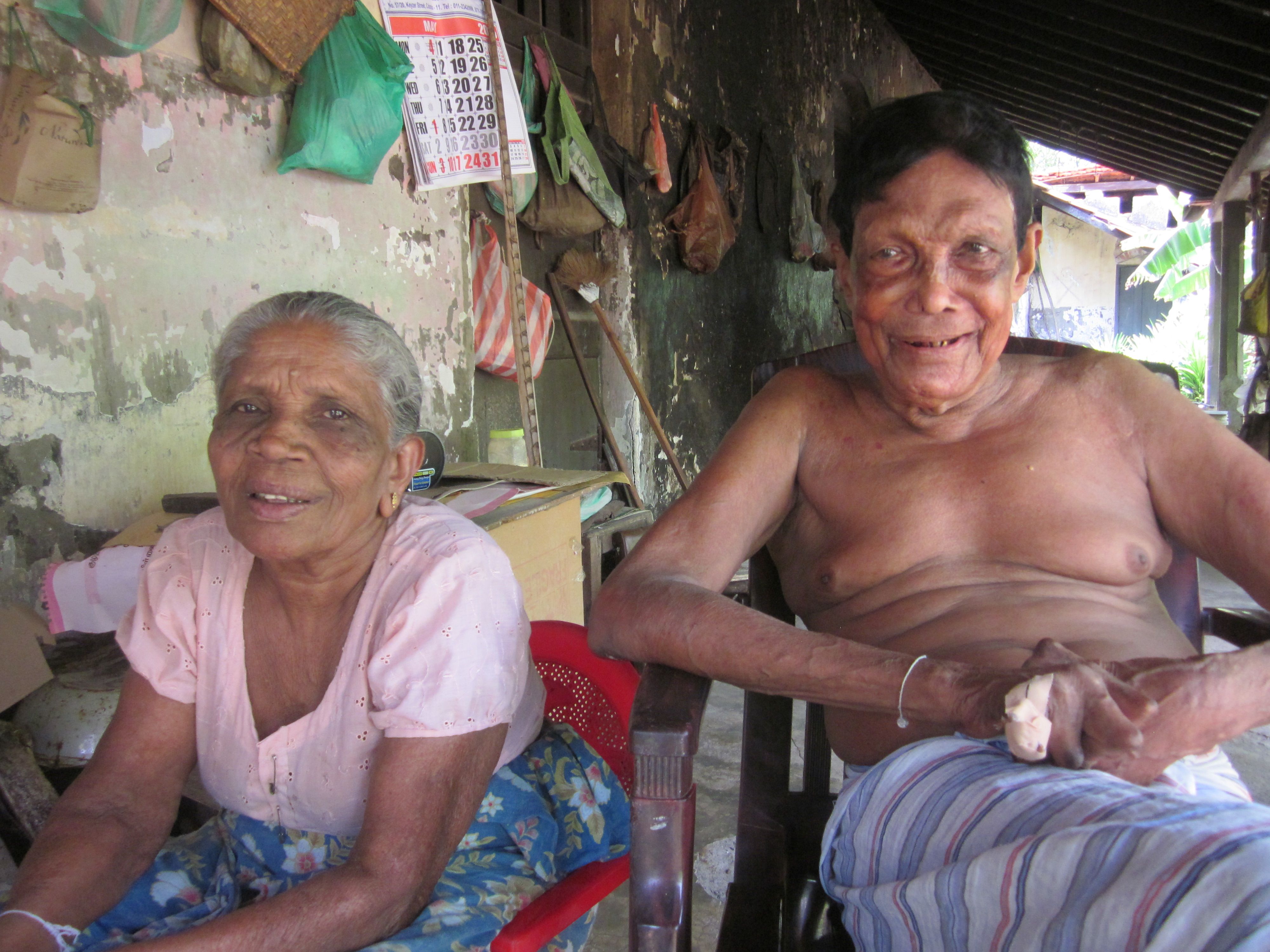 Some patients have become couples at the Hendala Leprosy Hospital, Sri Lanka.