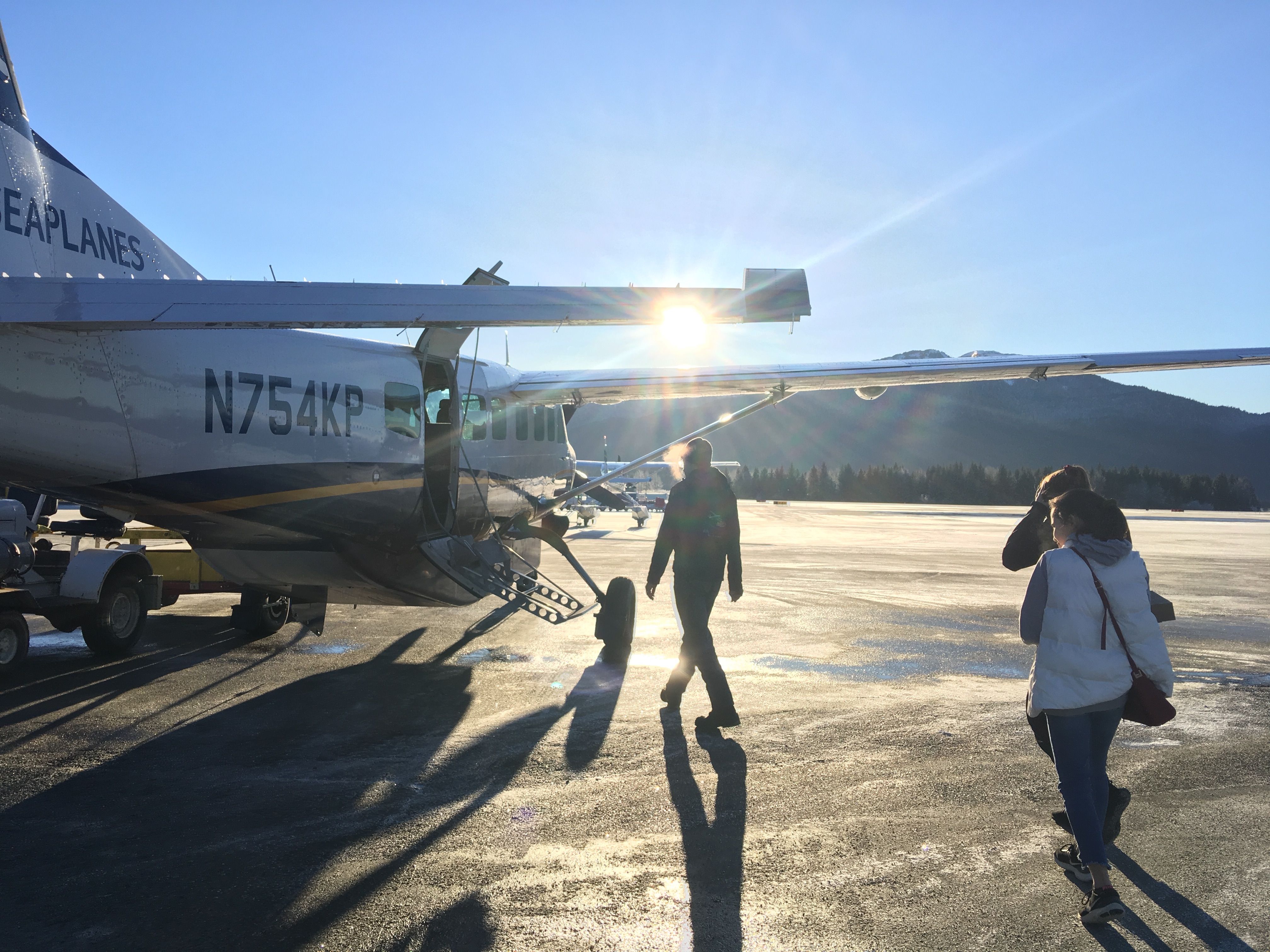 Almost everyone going to or from Kake has to travel on a small seaplane. Image by Brooke Stephenson. United States, 2019.