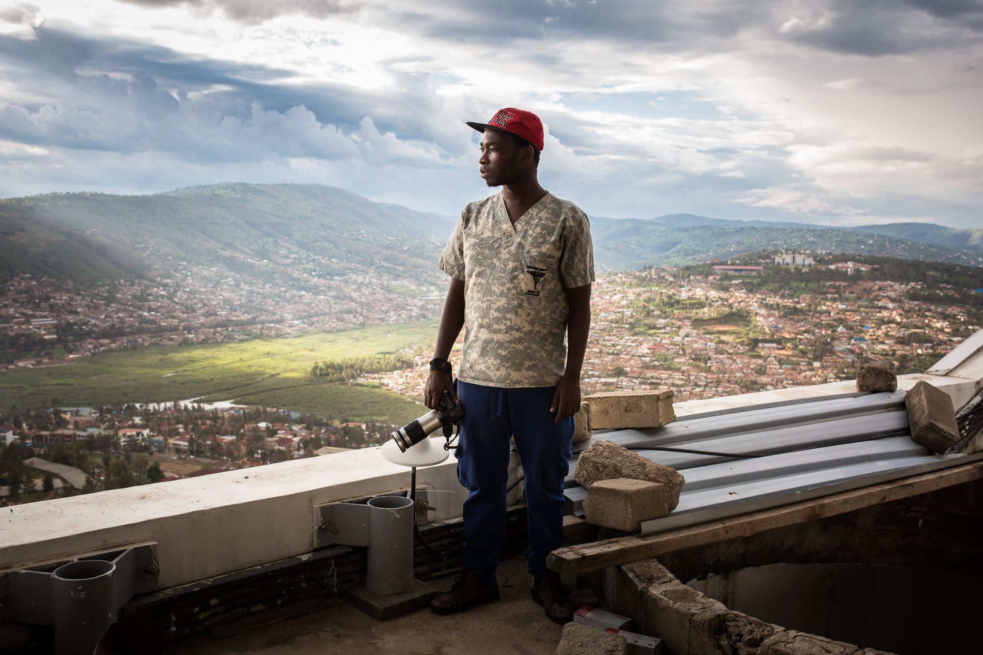 Rwanda's young generation. Pportrait of photographer Yakubu.