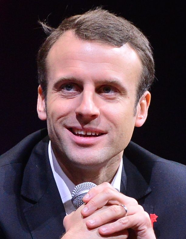 Emmanuel Macron. Image courtesy of Wikimedia Commons, 2014.