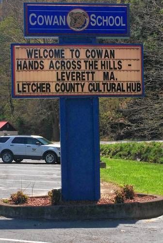 Letcher County, Ky. gives Leverett visitors a warm welcome. Image by Richie Davis. United States, 2018.