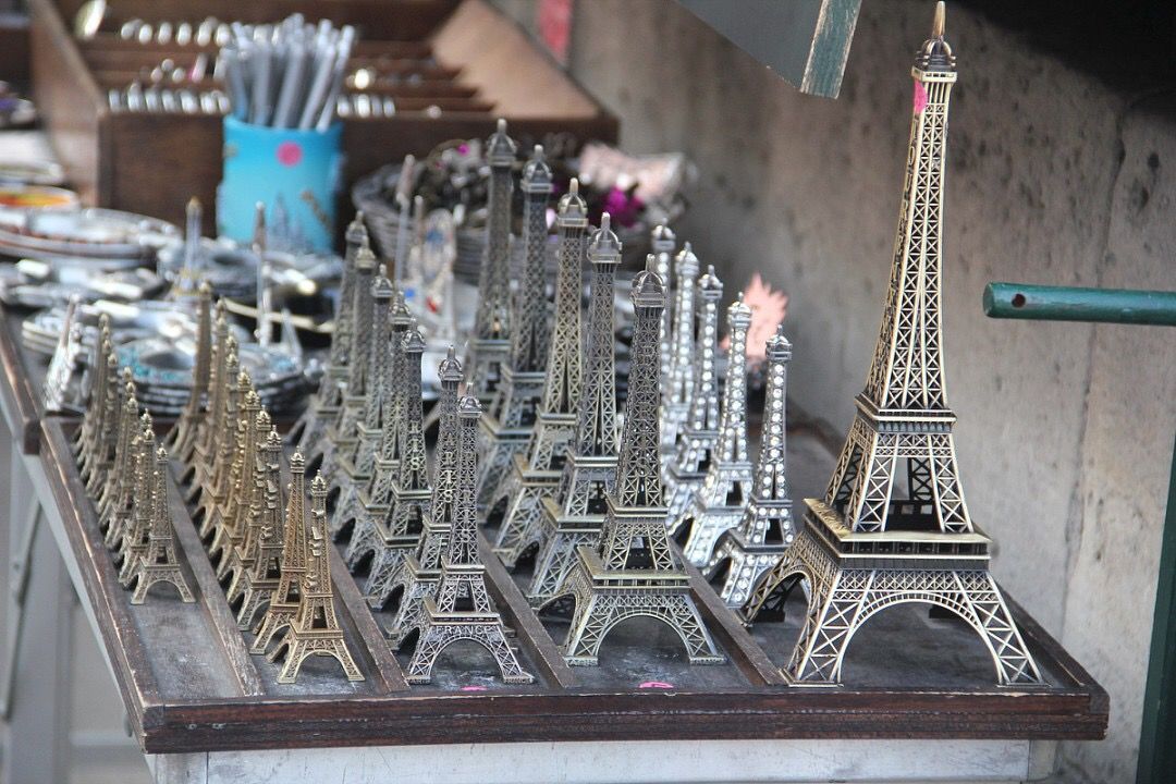 Eiffel tower mementos. Image by Sarah Wildman. France, 2017.