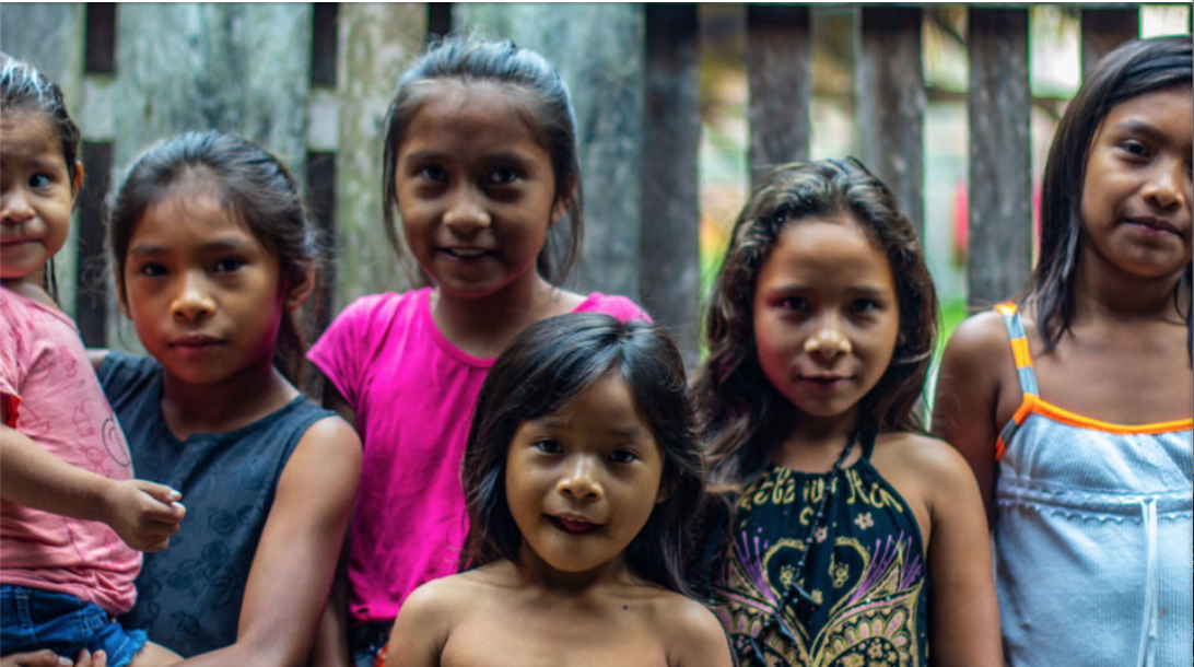 Sateré children. Image by Matheus Manfredini. Brazil, 2019.