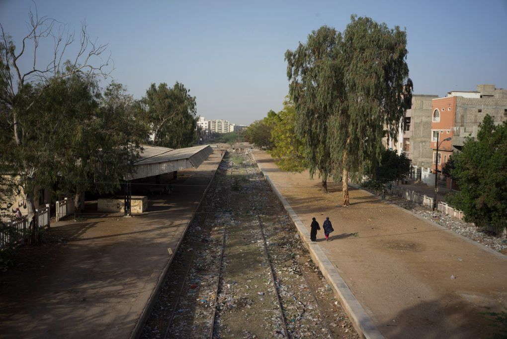 Gilani Station, Karachi, Pakistan. Still image from KCR, 2014-2017, nine-channel multimedia installation. Image by Ivan Sigal. Pakistan, 2017.