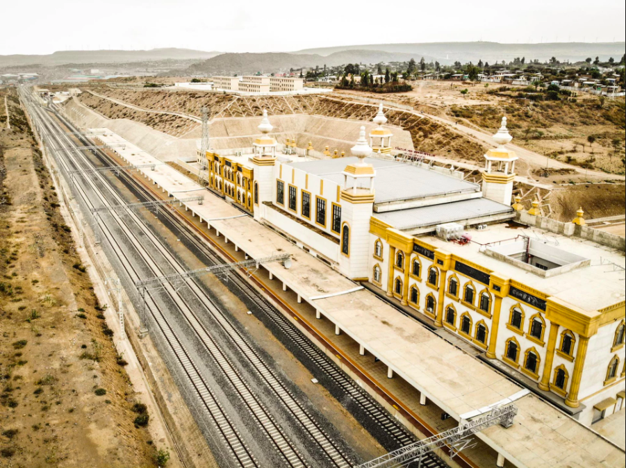 The new station in the city of Adama in central Ethiopia. Image by Charlie Rosser. Ethiopia, 2018.