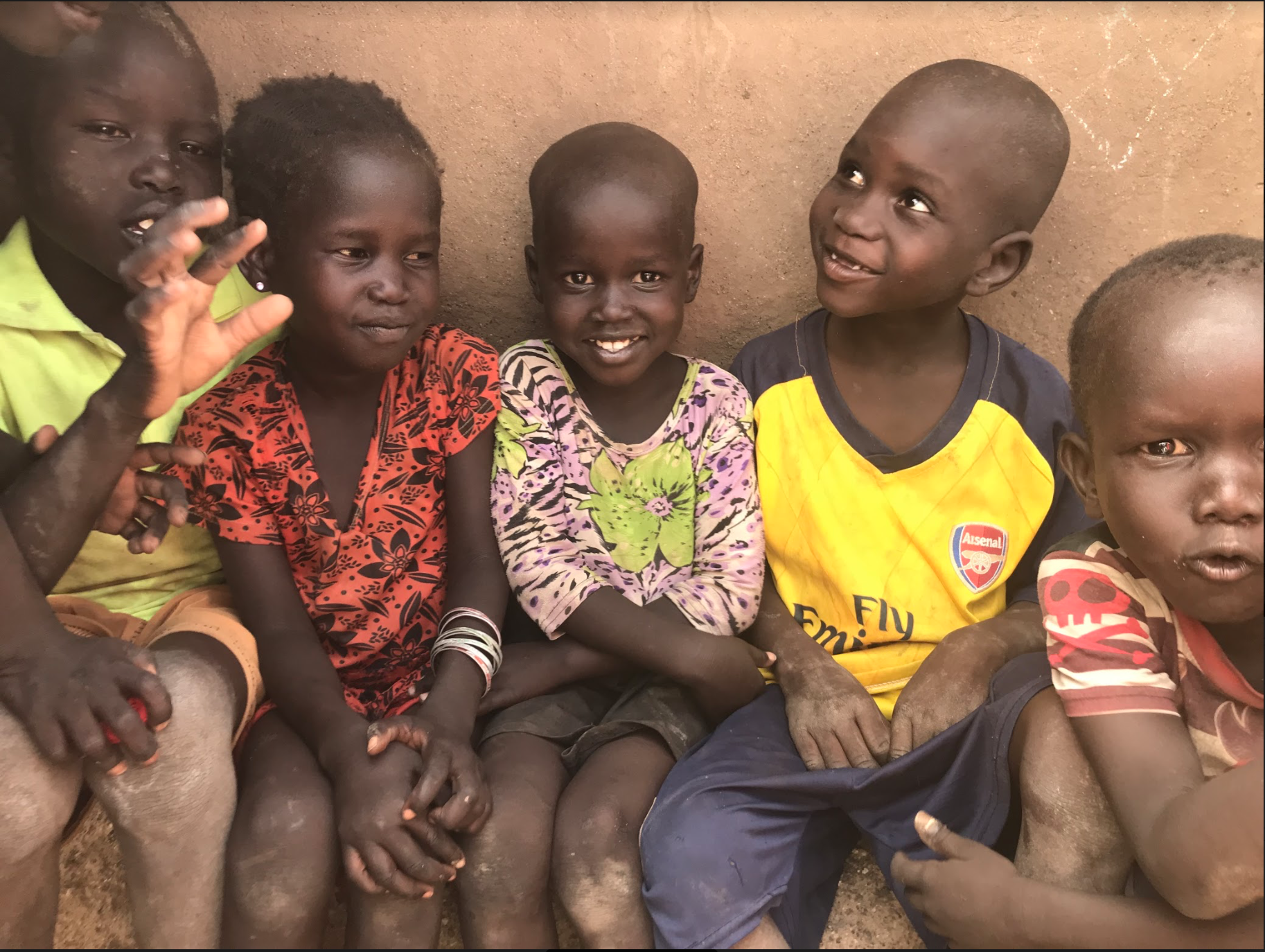 Children in Kakuma refugee camp. Image by Jaime Joyce. Kenya, 2018.