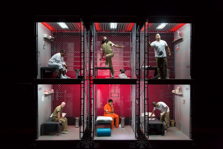 The BOX, a play about solitary confinement, performed at San Francisco’s Z Space in 2016. Image by Todd Sanchioni. United States, 2019.