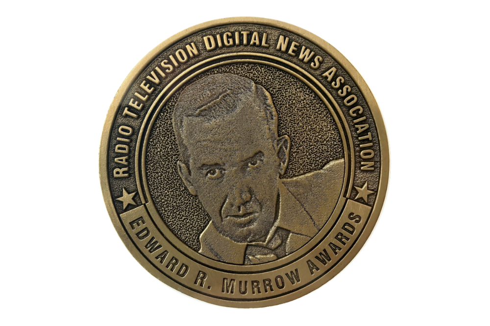 2019 Edward R. Murrow National Award Recipient Medallion.