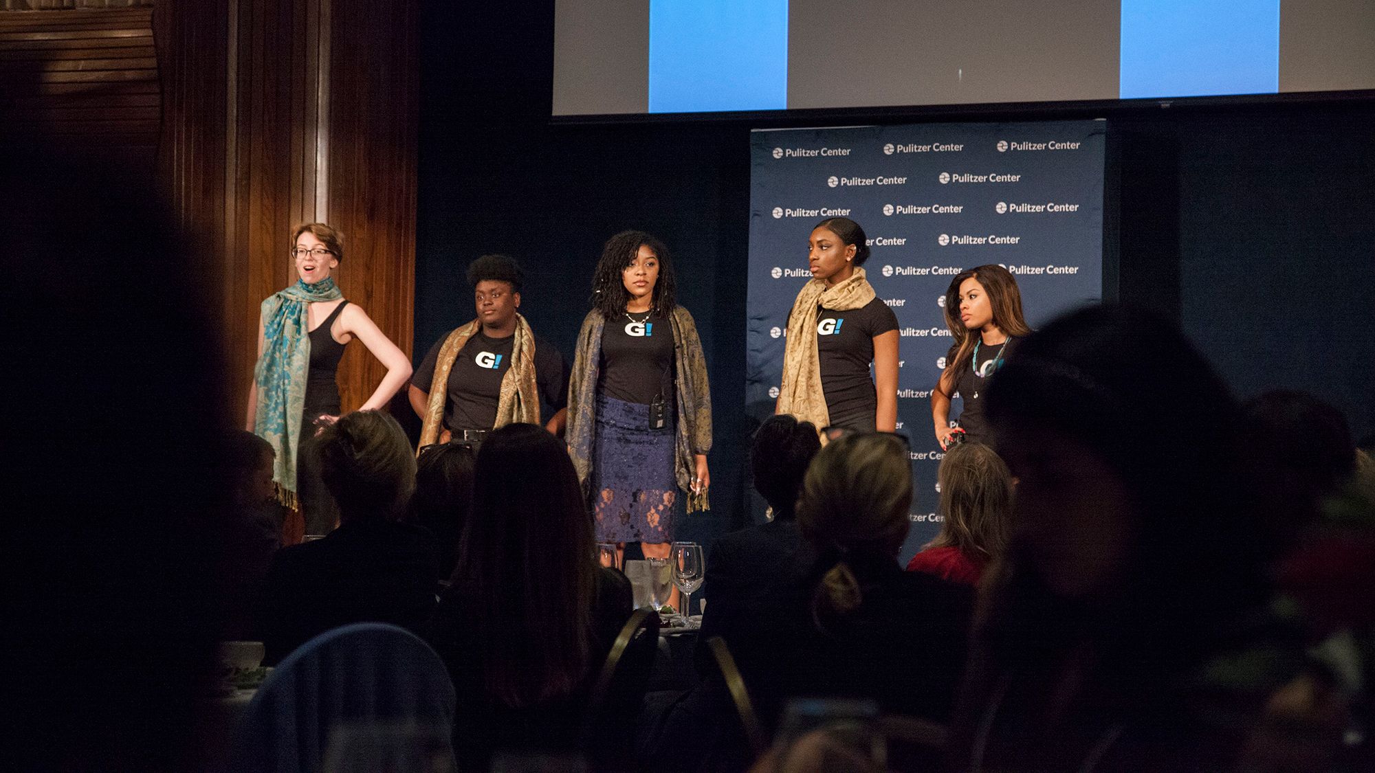 Girl Be Heard performing at the Gender Lens conference. Image by Jin Ding. United States, 2017.