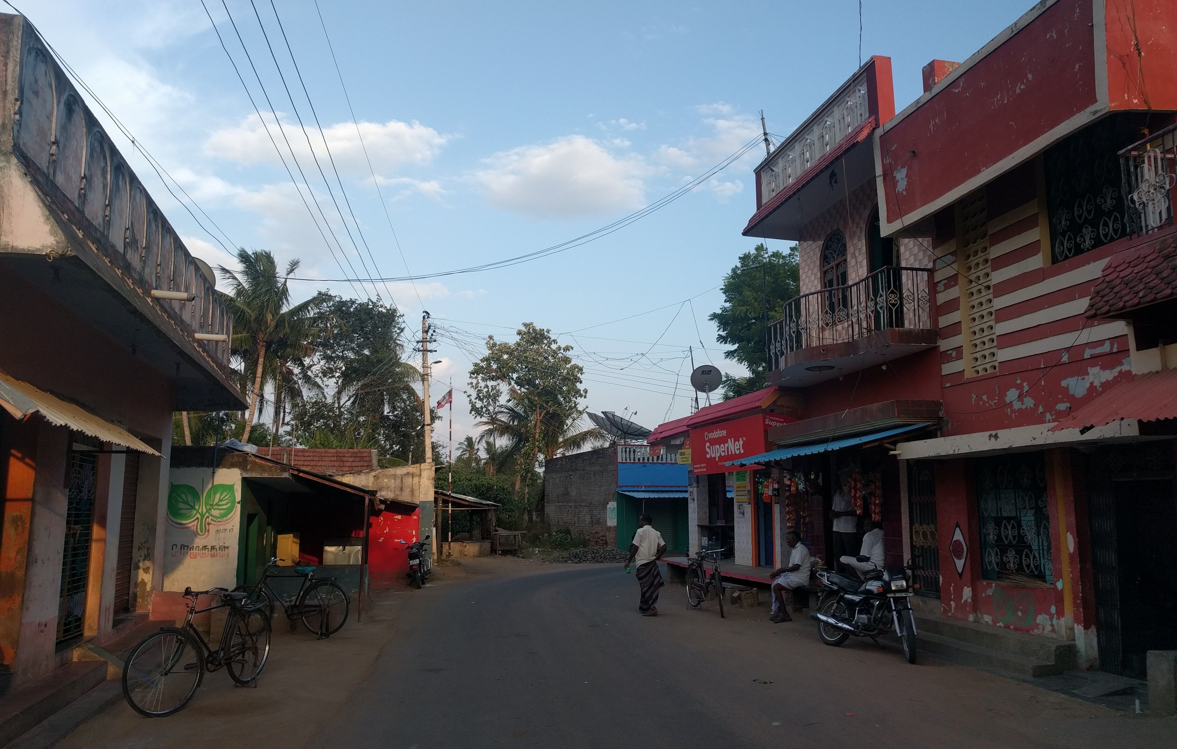 The town of Athimoor, where Ramya and her husband currently reside. Ramya was married to her uncle when she was 14 years old. Image by Praveena Somasundaram. India, 2017.