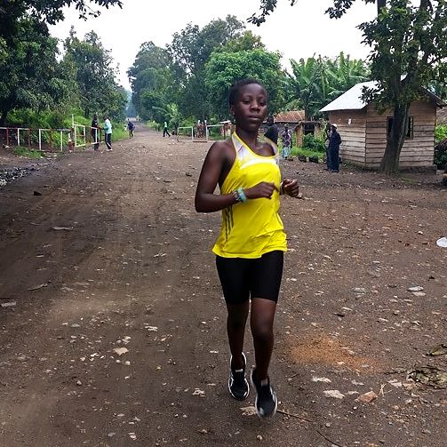 Beatrice Kamuchanga, 19, will be running in Rio for the Democratic Republic of Congo team.