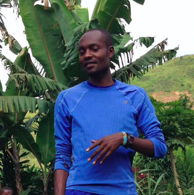 Makorobondo "Dee" Salukombo, who'll compete in the marathon in Rio for the Democratic Republic of Congo