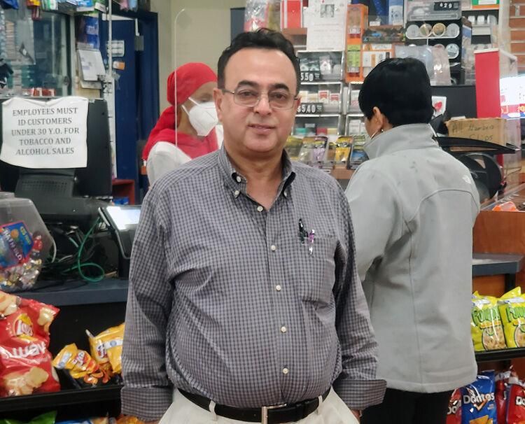 “As a Palestinian, we had a lot of the same problems,” Nabali Khaled Salameh said. “I share a lot of the values and experiences with the people of this neighborhood.” Image by Sylvester Brown Jr. United States, 2020.