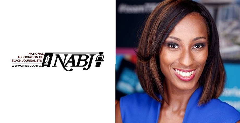 Melissa Noel wins a Salute to Excellence Award from NABJ. Image by Kate Karstens. United States, 2018.
