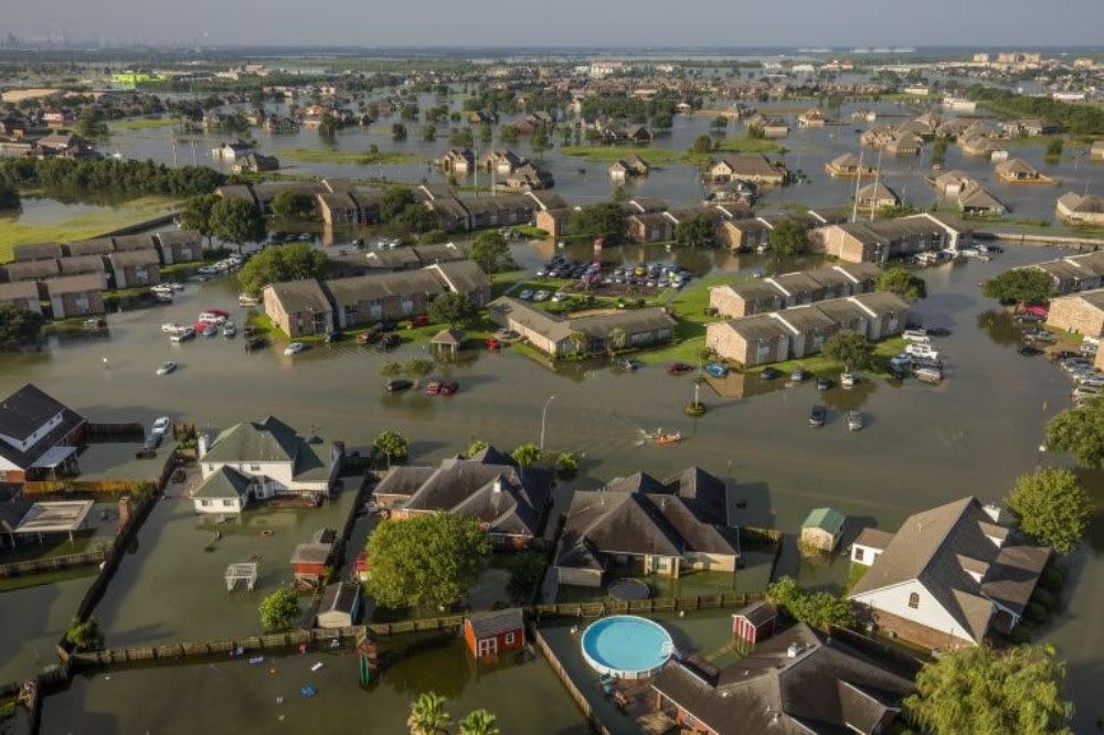Flooding in Texas following Hurricane Harvey. Image by George Steinmetz. United States, 2018.