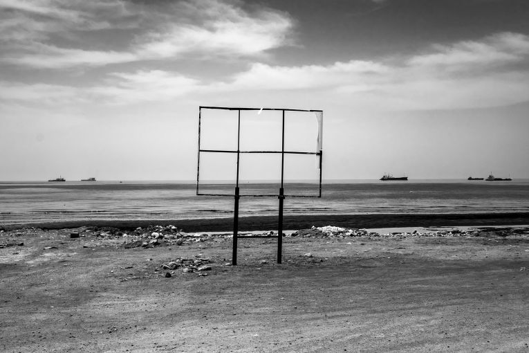 Tankers at a distance. View from the Kangan port on the Persian Gulf. Image by Ako Salemi. Iran, 2016.