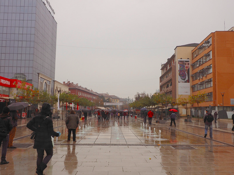 Pristina, Kosovo. Image by Clay Gilliland. Kosovo, 2014. (CC BY-SA 2.0).