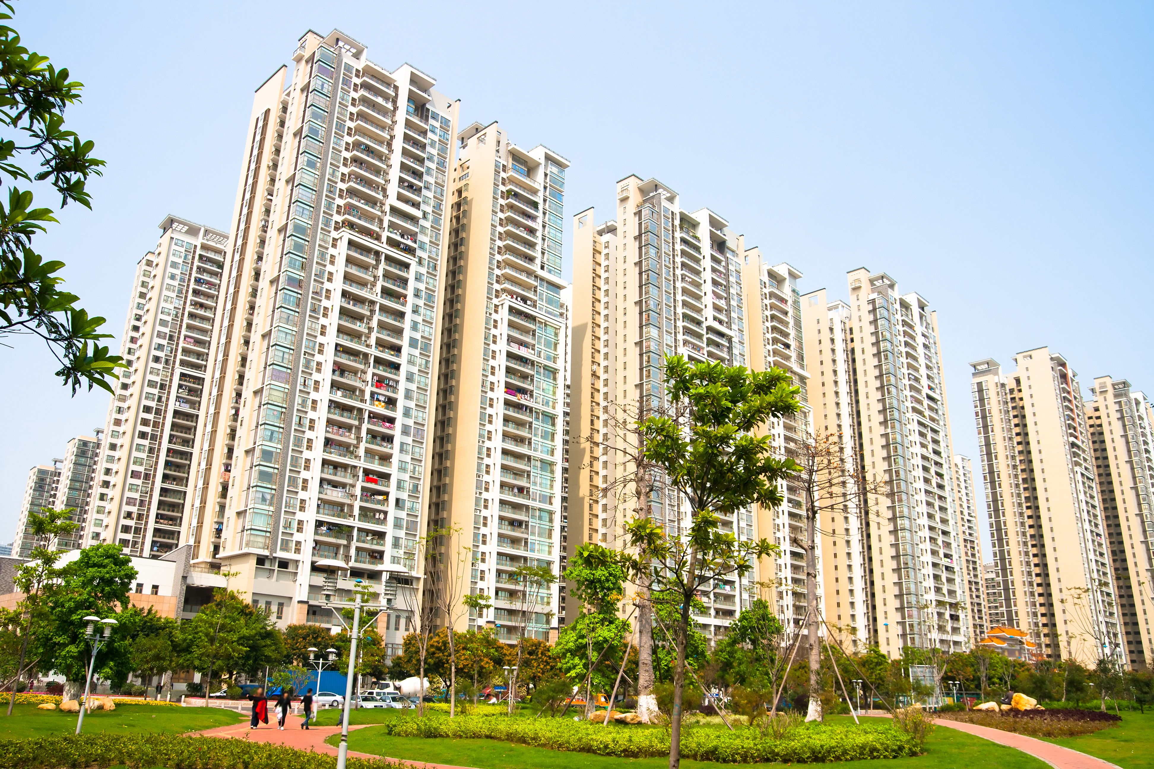 Residential apartments in Guangzhou, China. Image by GuoZhongHua / Shutterstock. China, undated.