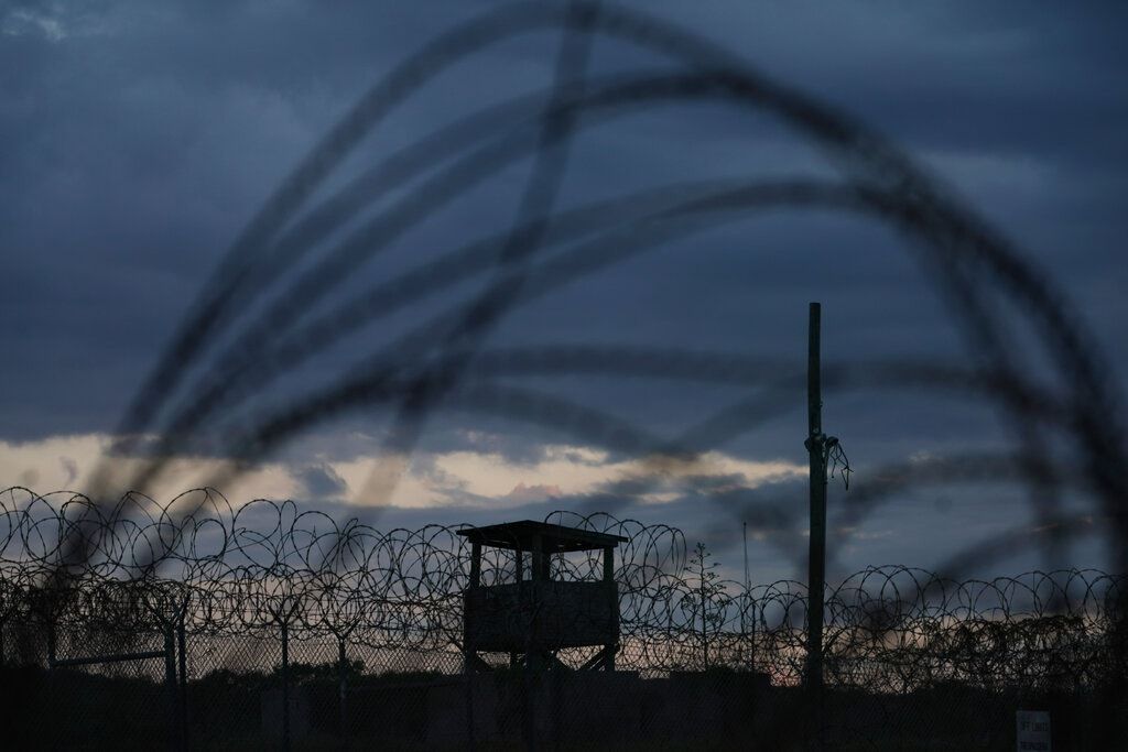 Mohammed al-Qahtani was brutally interrogated at Camp X-Ray, above, a detention facility at Guantánamo Bay. Image by Doug Mills/The New York Times. United States, undated.