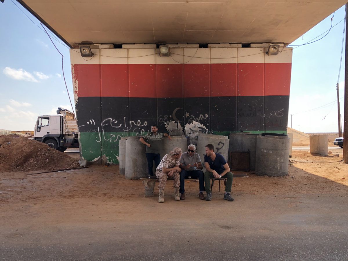 Journalists Christopher Livesay and Alessandro Pavone arrived in Tripoli in early August to report on the re-emergence of the Islamic State group and the immigration crisis. Image by Alessandro Pavone. Libya, 2018.

