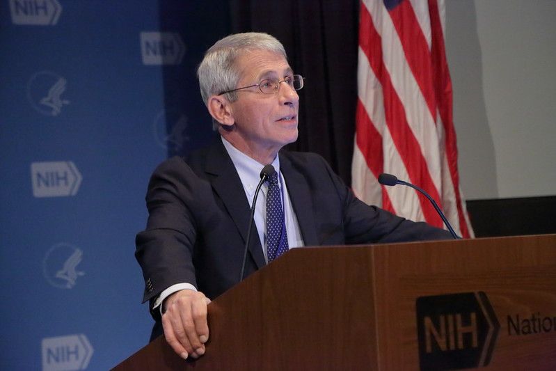 Dr. Anthony Fauci, the director of the National Institute of Allergy and Infectious Diseases since 1984. Image by National Institute of Allergy and Infectious Diseases / Creative Commons. United States, 2016. 