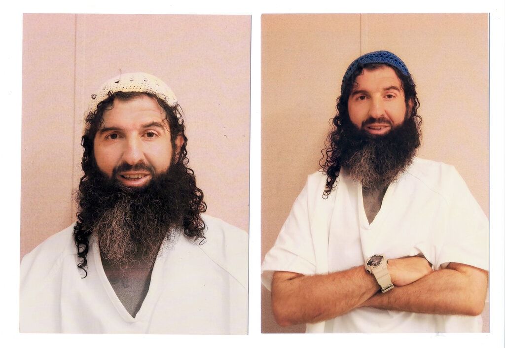 Photos of Sufyian Barhoumi at Guantánamo Bay, provided by his family. Mr. Barhoumi has been held at the military prison since 2002, even after being cleared for transfer in 2016. Image courtesy of Sufyian Barhoumi. United States, undated.