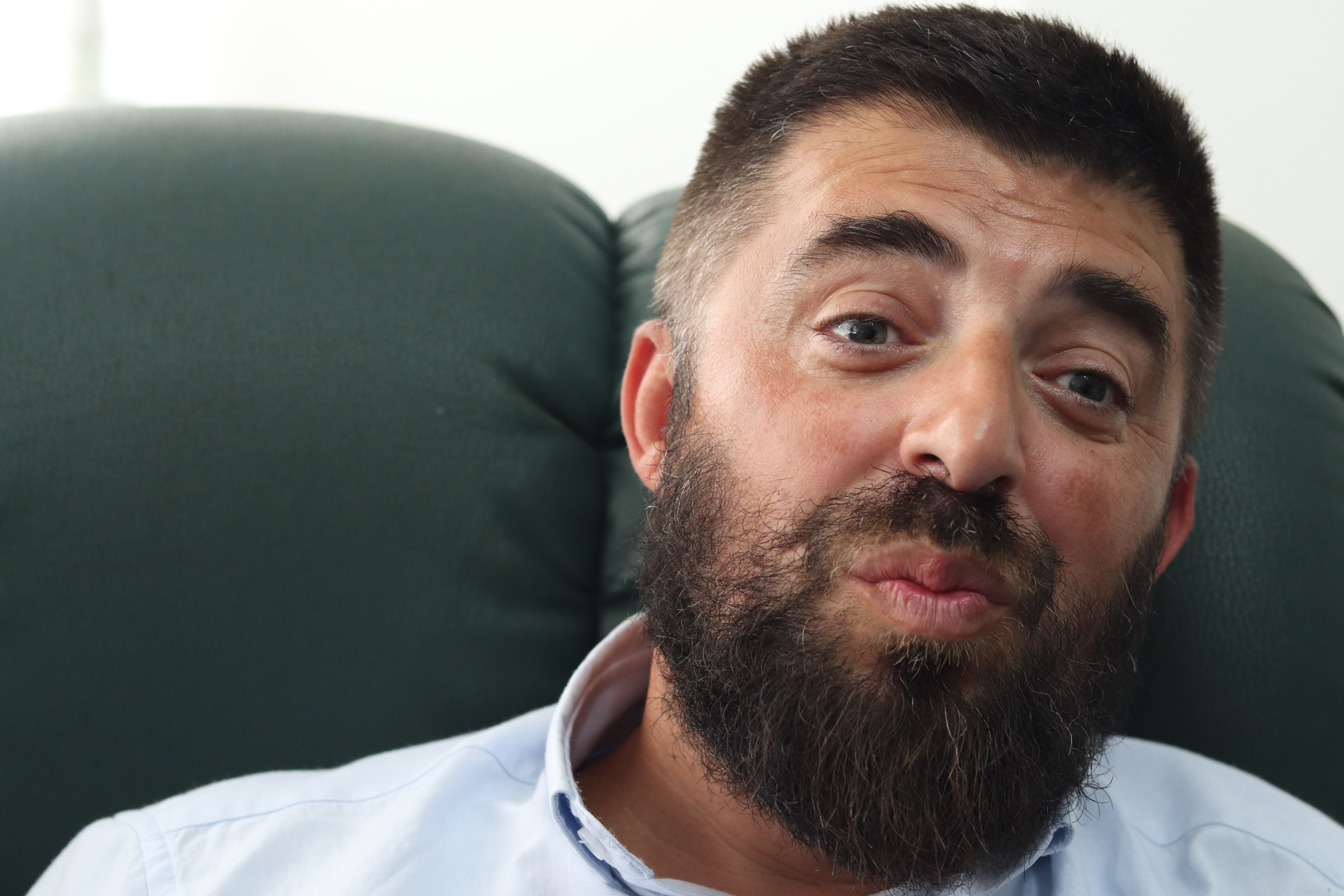 In 2014, when Kosovo realized its citizens' involvement in Middle Eastern terrorist groups, the security apparatus began a ferocious crackdown on people suspected of terrorist activities, including some controversial imams. One of the imams was Enes Goga, the great imam of the Islamic Community of Kosovo (BIK) in Peja, featured above, whom Naser Deva partially blames for his influencing his son’s departure. “I don’t think that I am responsible. I am a victim from the political parties. They needed to create a new problem in society besides unemployment, the economical failure, the political failure, organized crime,” Goga said. “These are the problems of our society. Islam is never a problem. Never.” Image by AJ Naddaff. Kosovo, 2018.