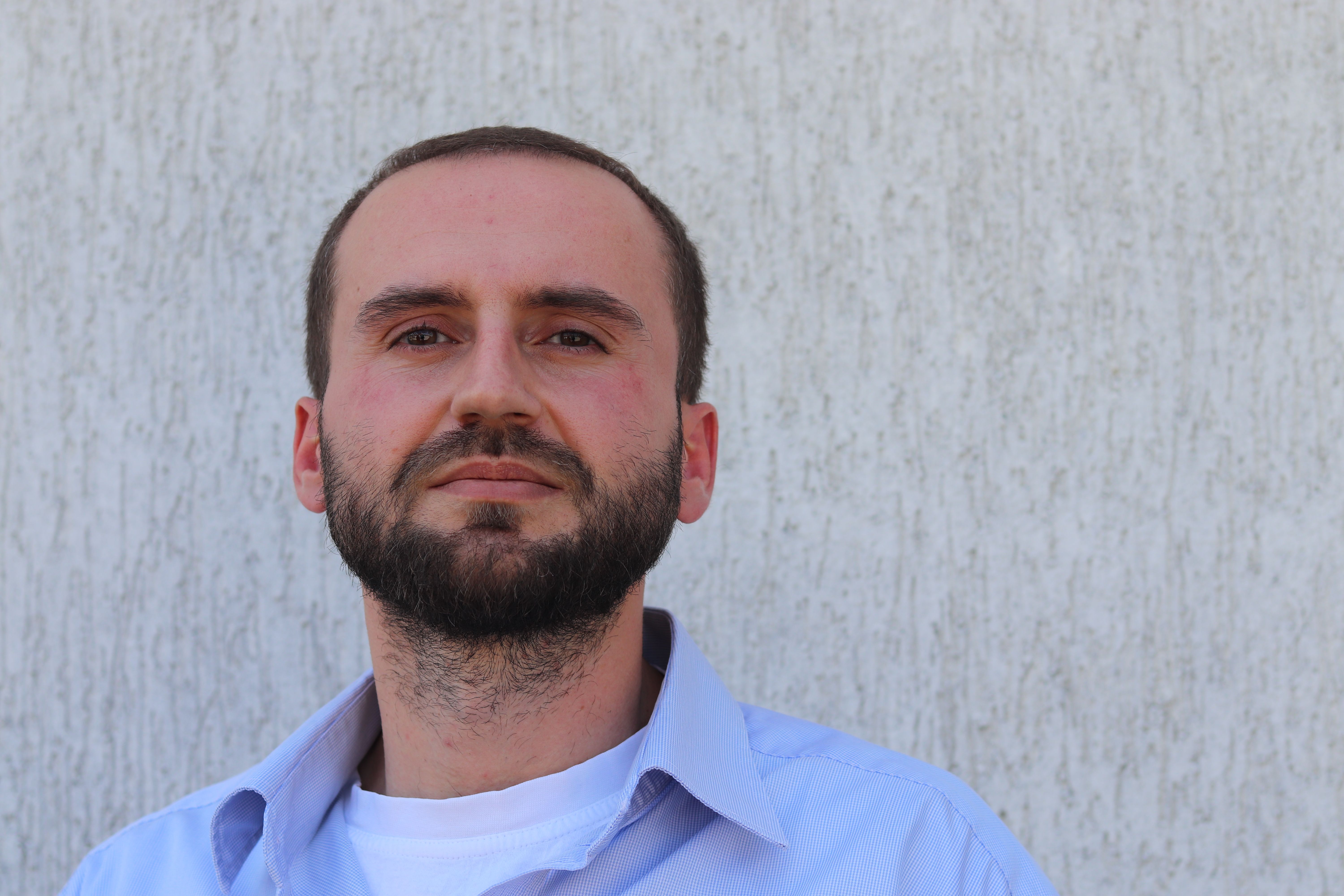 Albert Berisha, 31, traveled to Syria in October 2013 and returned to Kosovo in less than two weeks. In March 2018, Berisha was imprisoned for three years and six months at the Correctional Center in Smrekovnica. After appealing his sentence on charges for participation in a terrorist organization, Berisha founded the Institute for Security, Integration and Deradicalization (INSID), an NGO that worked directly with returnees and their families. “Nobody wanted to join ISIS in 2012 or 2013. Some of us didn’t even know these morons existed. We/they wanted to join the opposition. But they wanted to be in one Albanian speaking group,” he said. “And ISIS was mostly near the border with Turkey.” Image by AJ Naddaff. Kosovo, 2018.