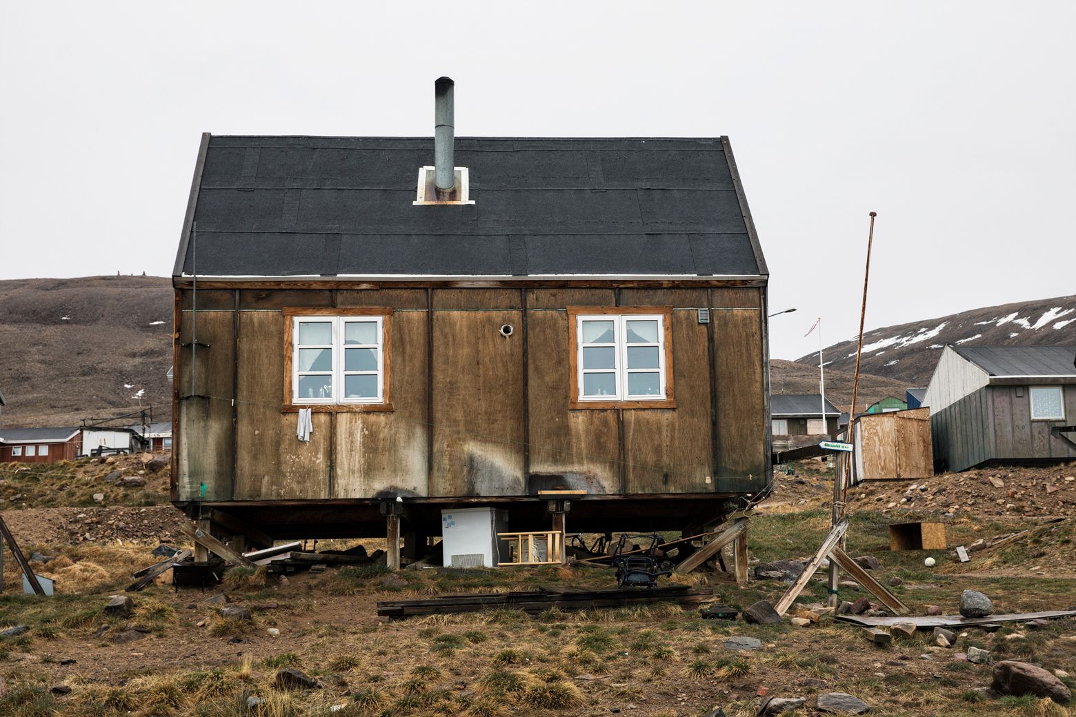 While average temperatures globally have increased by about 1C (1.8F), near the North Pole, the warming has been closer to 3C (5.4F). Image by Anna Filipova. Greenland, 2018.