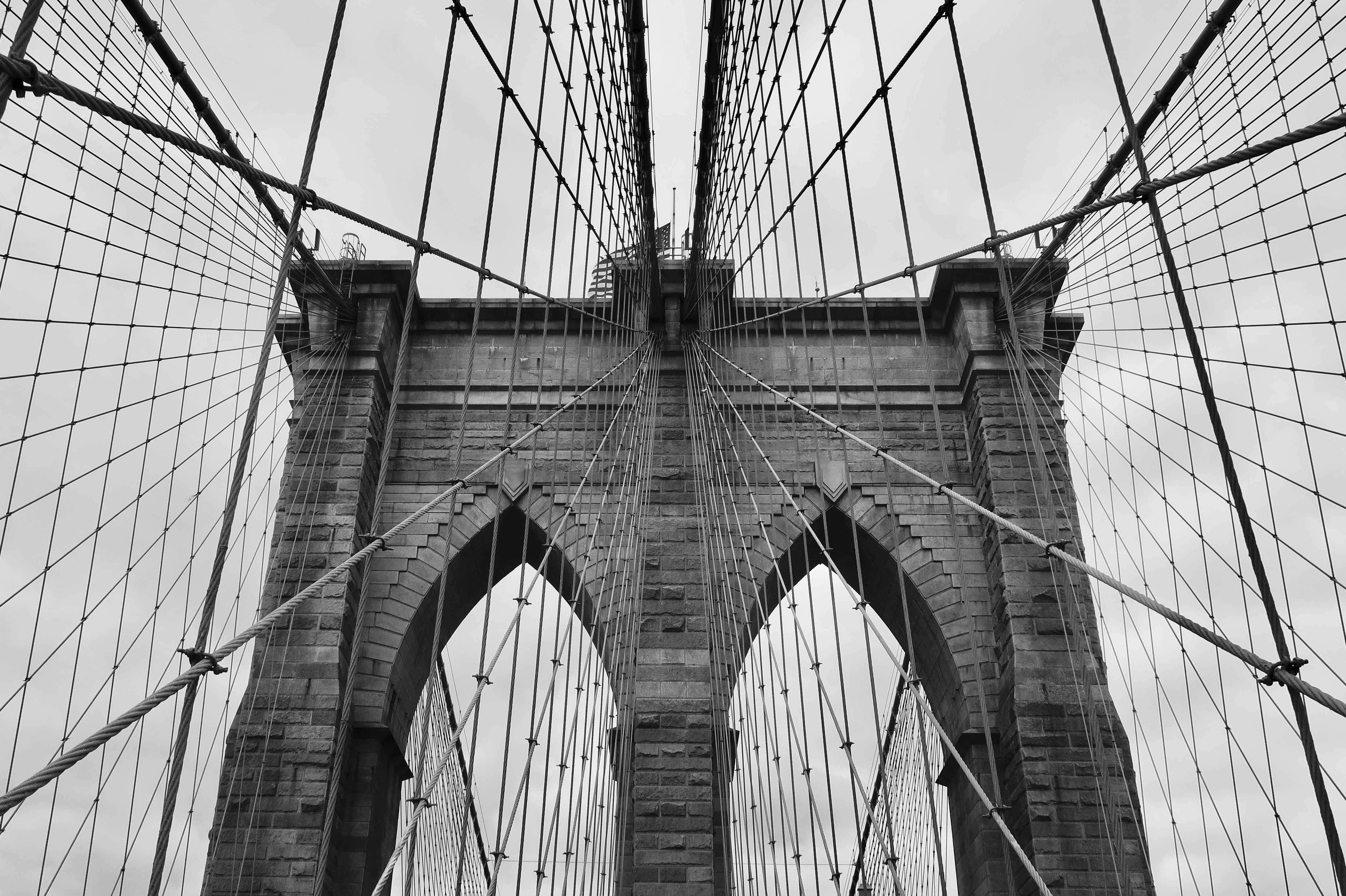 The Brooklyn Bridge. Image by Yue Yin Leong. United States, undated.