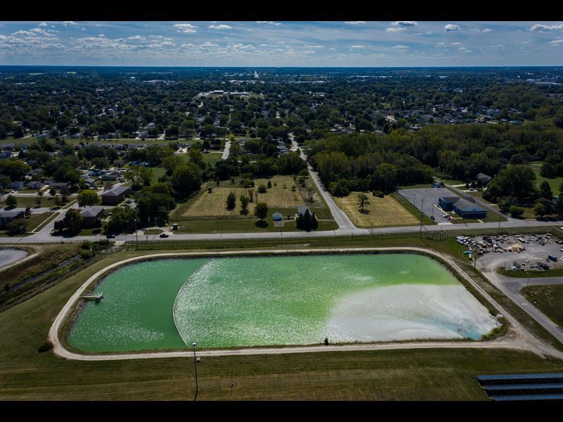 The Collins Park Water Treatment Plant in Toledo, Ohio, on Sept. 23, 2019. Image by Zbigniew Bzdak / Chicago Tribune. United States, 2019.