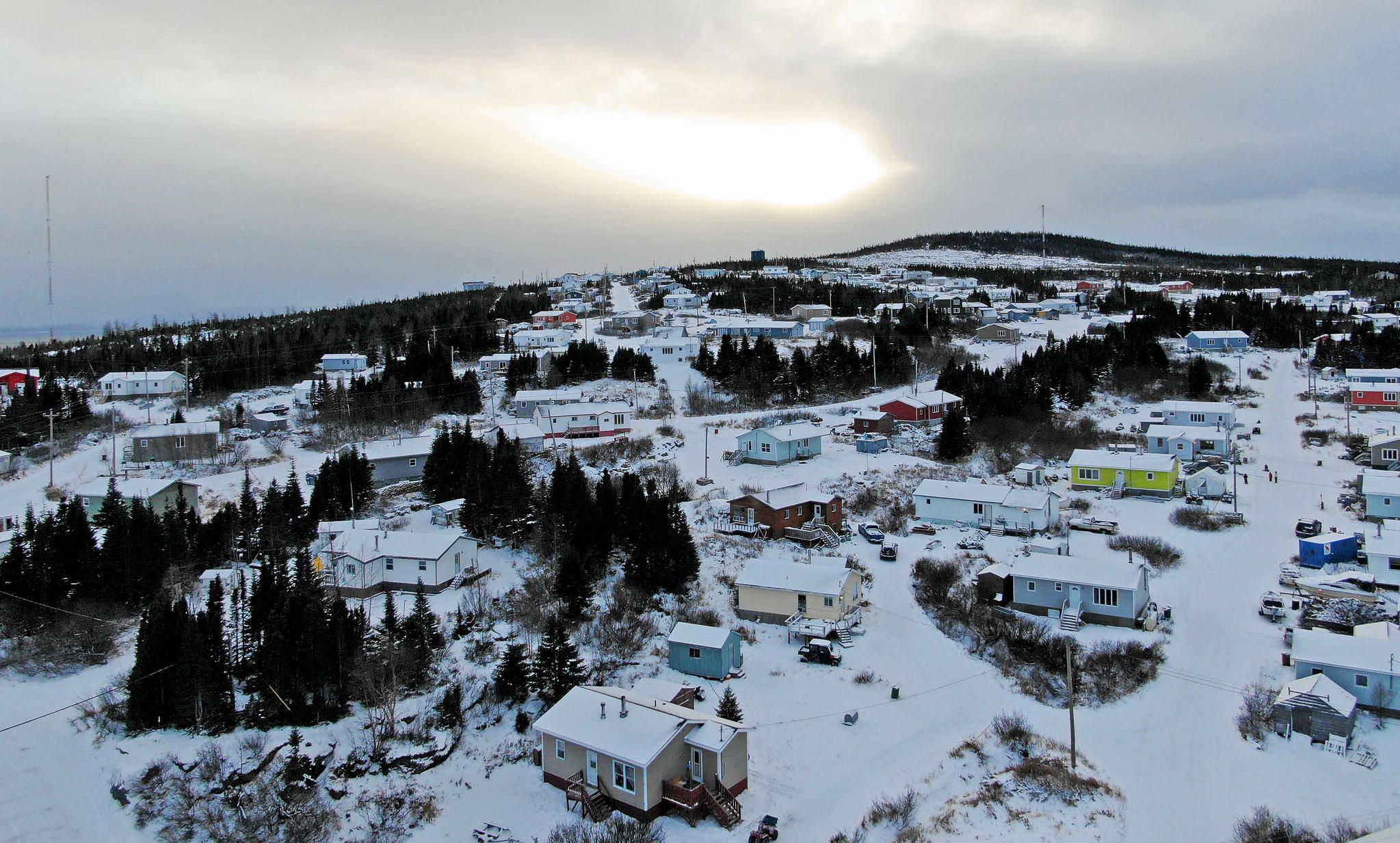 Rigolet, a town of about 350 people, is the southern most Inuit town in Labrador and sits about 90 miles from Happy Valley-Goose Bay, Labrador. Image by Michael Seamans. Canada, 2019.