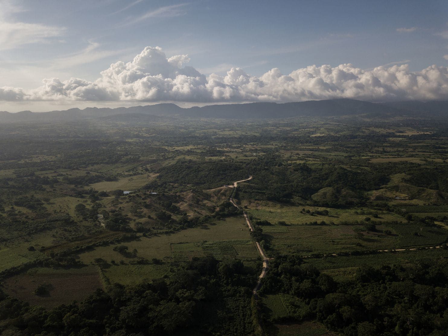 An aerial view of the Montes de María and Pichilín in Colombia’s Sucre region. Image by Ivan Valencia/For The Washington Post. Colombia, 2018.
