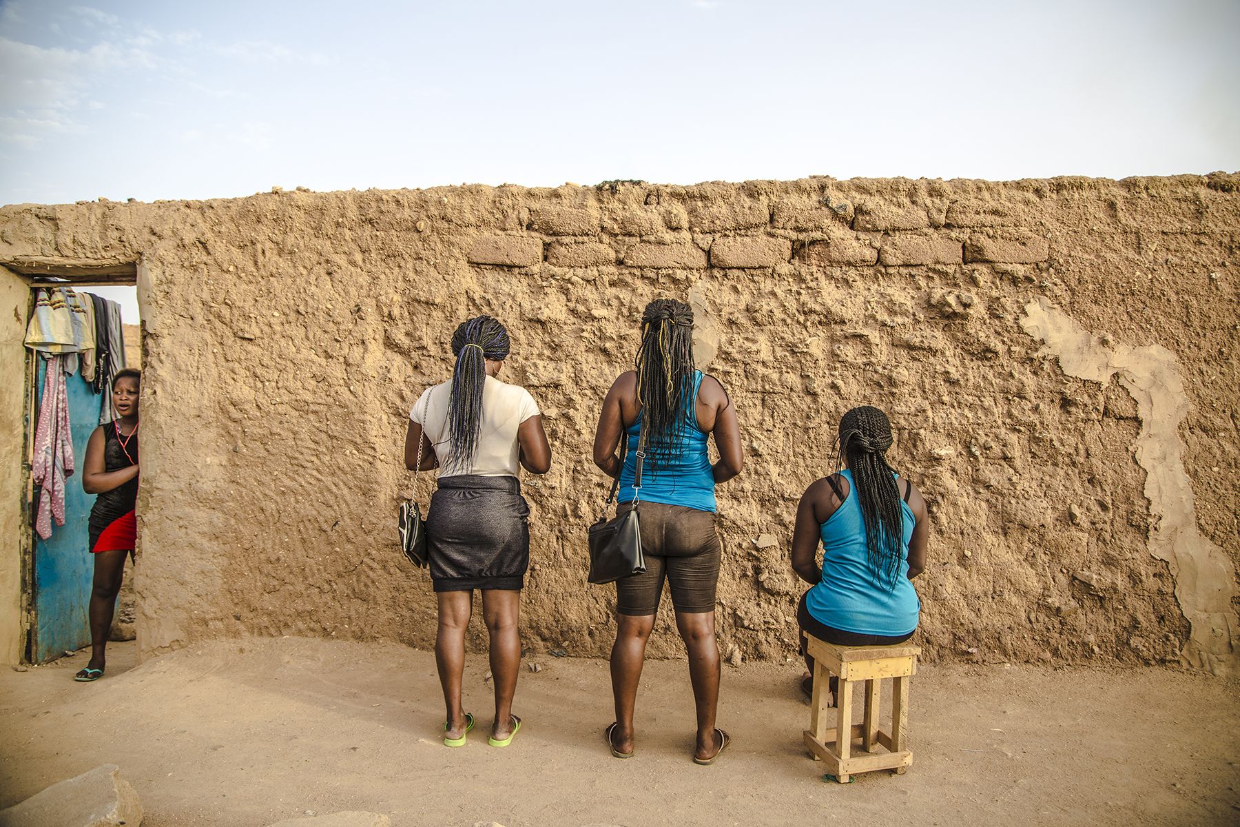 Many prostitutes in Agadez are recruited by friends and family. Image by Emily Kassie. Africa, 2016.
