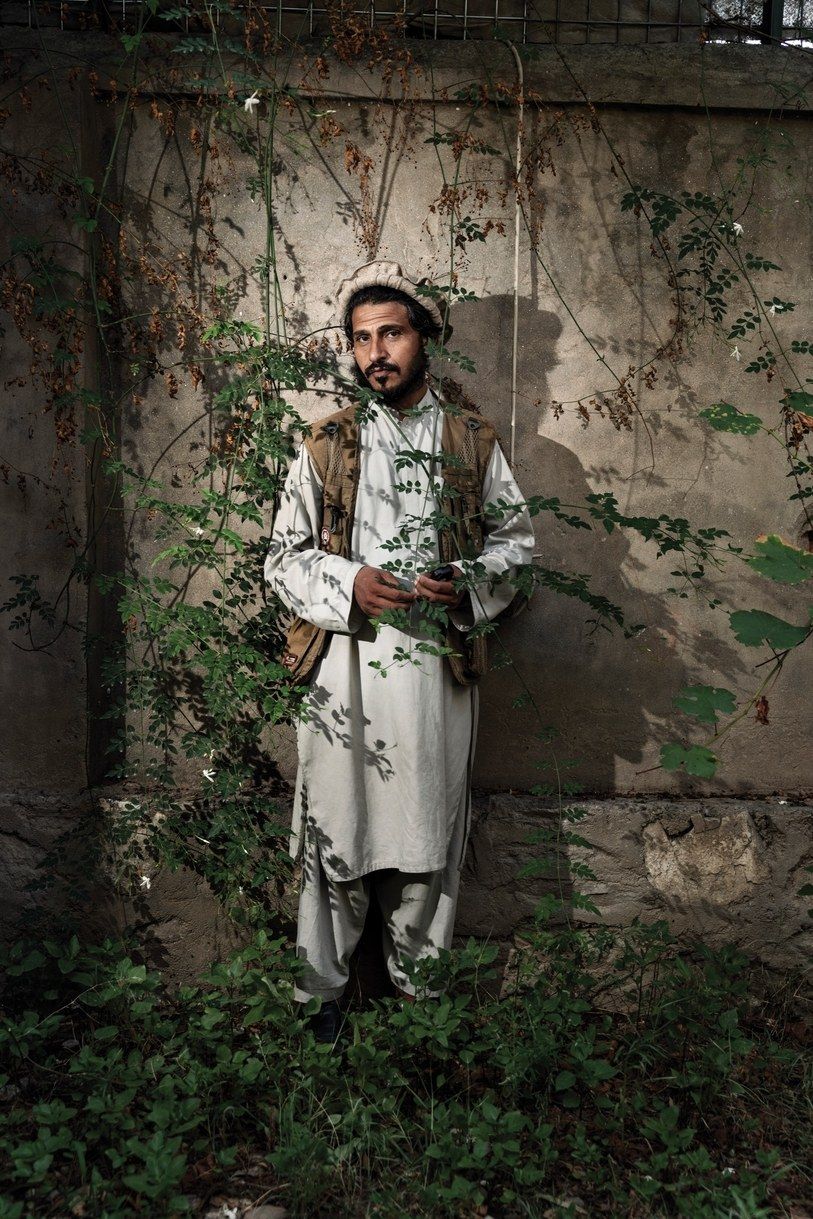 Abdul Qayum, a former isis commander, recently renounced the organization, in a ceremony led by Afghan police. Image by Adam Ferguson. Afghanistan, 2019.