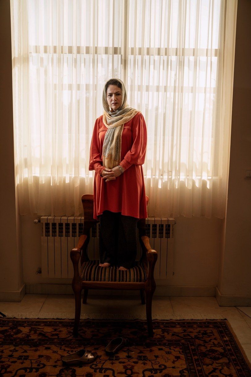 Fawzia Koofi, a former parliamentarian who, in 2009, drafted legislation that criminalized violence against women. Image by Adam Ferguson. Afghanistan, 2019.