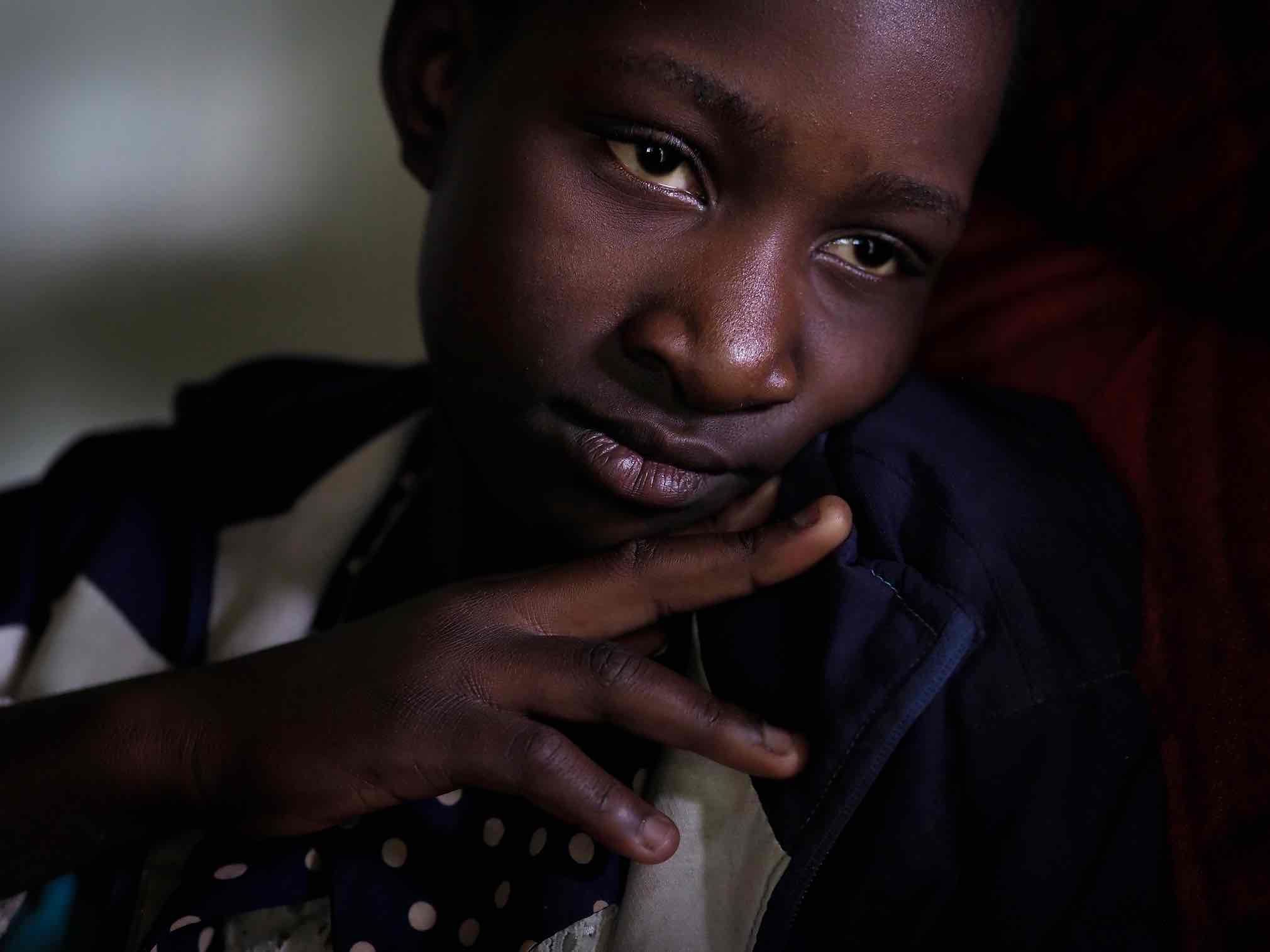‘Landscapes do well to describe the immediate scenes, but the gut-wrenching reality of the human toll is more difficult to describe in photographs,’ says photographer Larry Price. ‘My approach was to also humanise the tragedy of Kabwe.’ This portrait is of lead poisoning victim Fostina Kasaila, 11. ‘I want to be a soldier,’ she said. ‘I want to protect people.’ Image by Larry C. Price. Zambia, 2017.