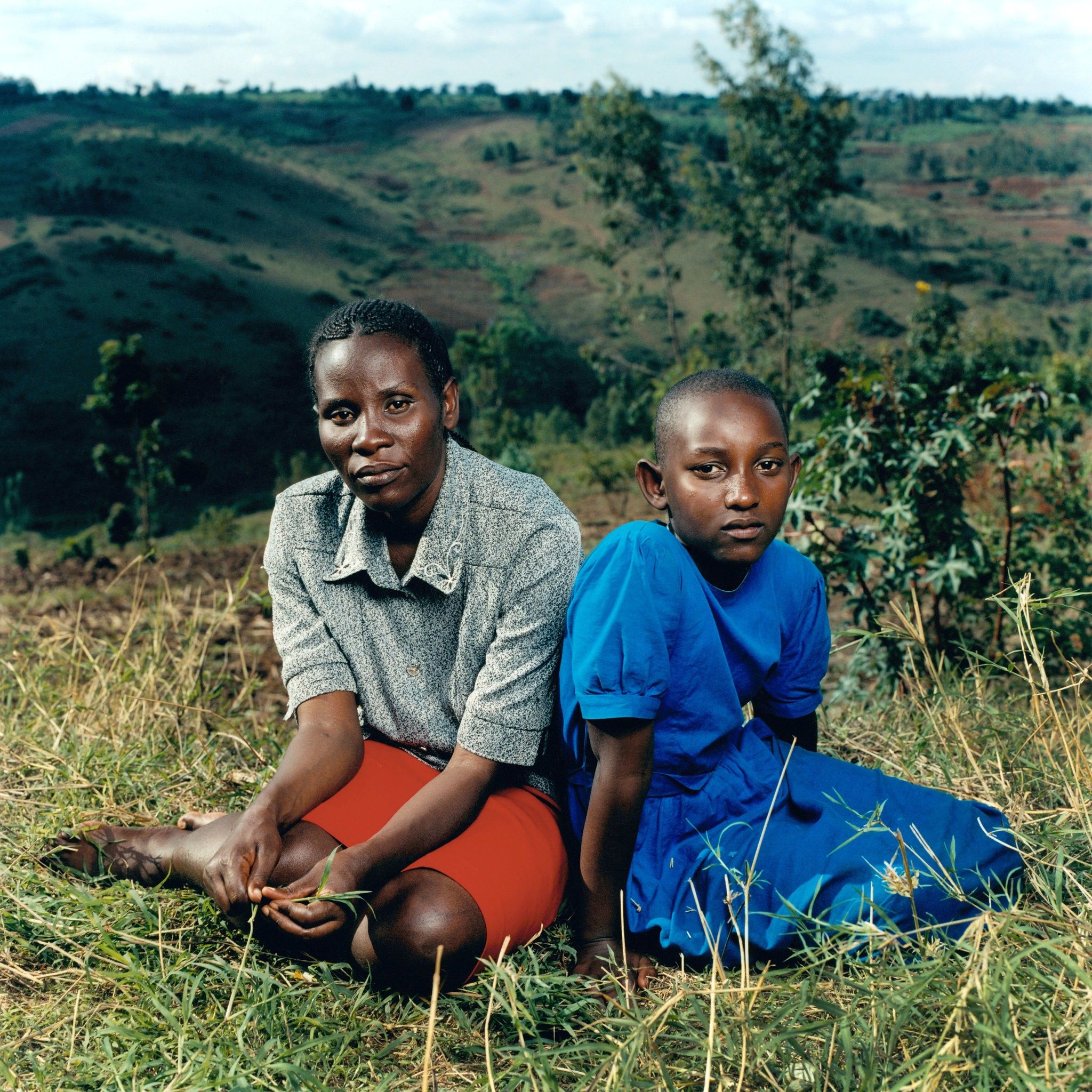 Justine and Alice. Image by Jonathan Torgovnik. Rwanda, 2006.