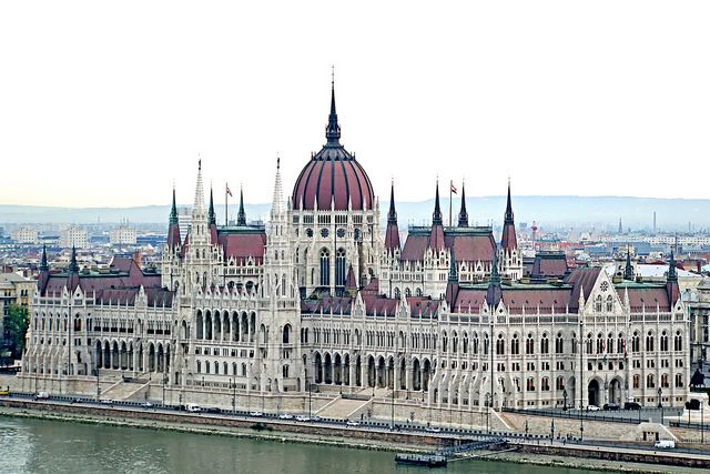 The Hungarian parliament in Budapest. Image by Dennis Jarvis. Hungary, 2016. (CC BY-NC-ND 2.0).