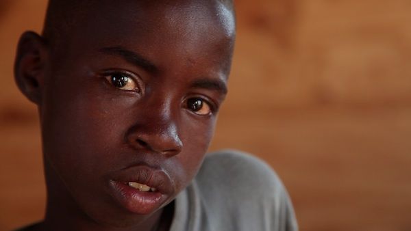 A student in Port-au-Prince, Haiti. Image by Paul Franz. Haiti, 2010.