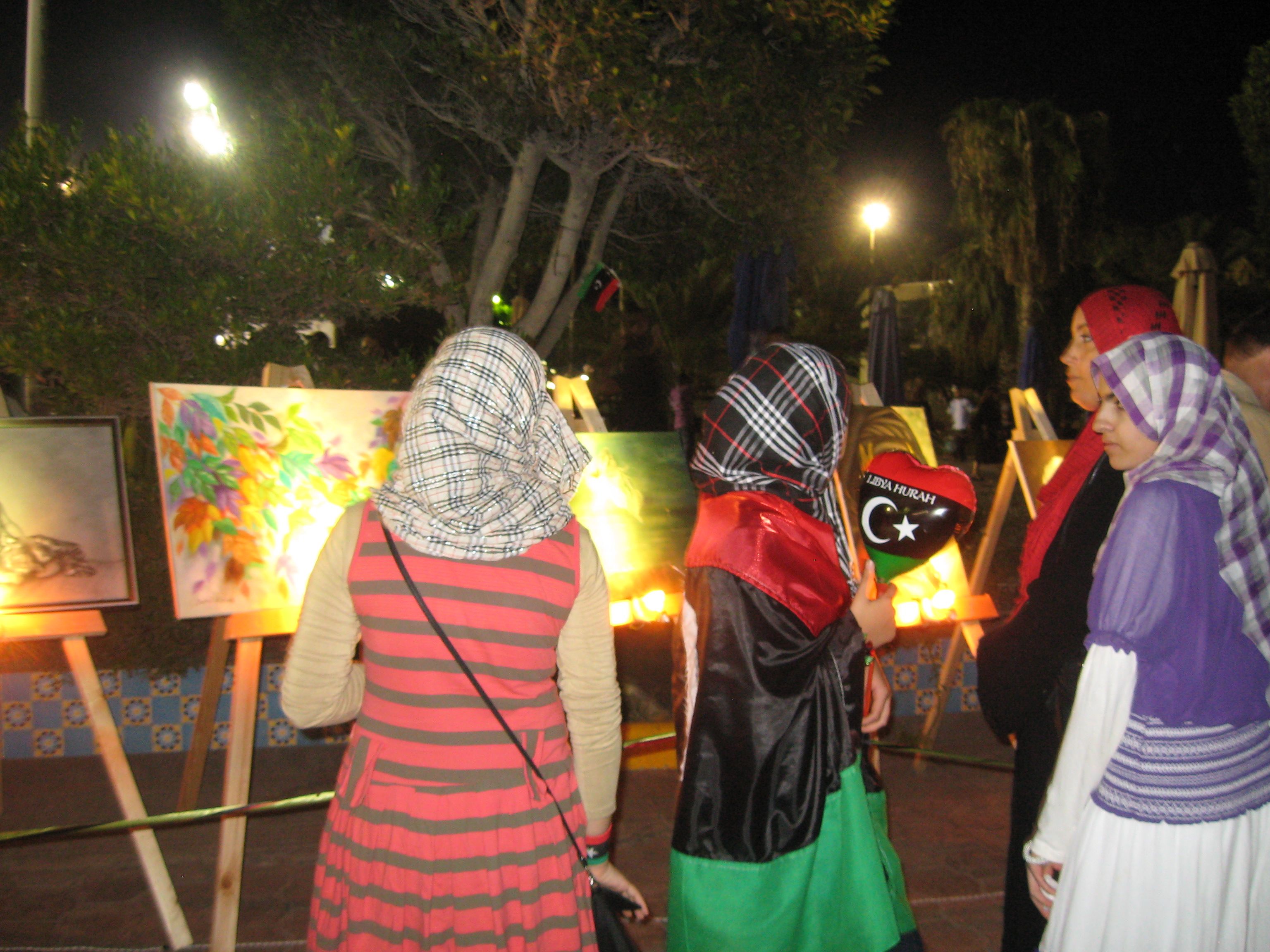 Libya art show. Libya, 2011.