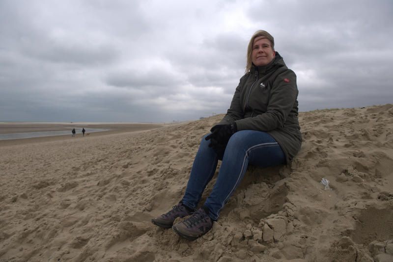 Carola van Gelder, program manager for the Sand Motor. Image by Chris Granger / Times-Picayune | The Advocate. The Netherlands, 2020.