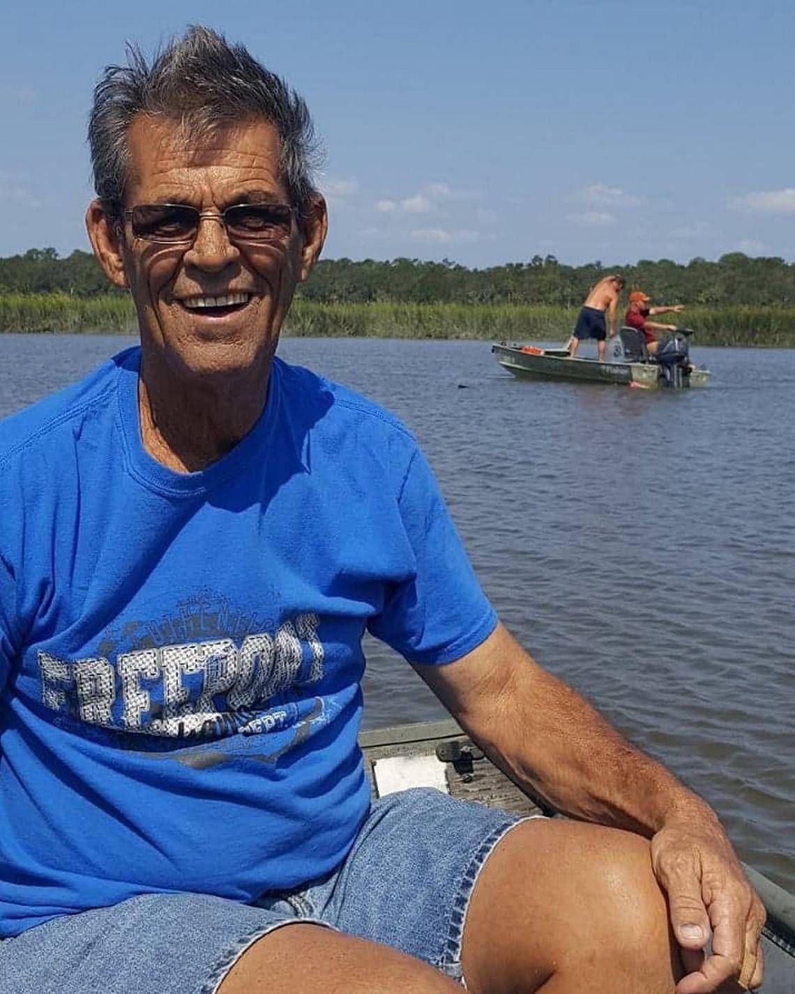 Billy Bailey was an avid fisherman loved by his family. The western North Carolina log home builder died in 2017 after a fishing trip to Edisto Beach, S.C. A dangerous microbe found in the bays and inlets of the Carolinas infected him. Image courtesy of Karan Gordon. United States, undated.