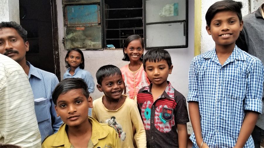 Dalit youth in the city of Nanded. Dalit activists emphasize education as one of the most important factors for transitioning out of poverty, but believe youth are also served by moving away to study and returning to assist their communities. Image by Phillip Martin/WGBH. India, 2019.