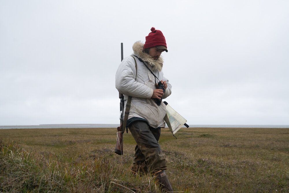 Vebjørn on the tundra. Image by Nick Mott. United States, 2019.